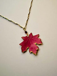 Real Maple Leaf Necklace