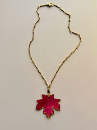 Real Maple Leaf Necklace
