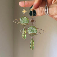 Green Amethyst Saturn