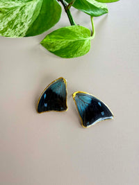 Real Simiskina Butterfly Wing Stud Earrings