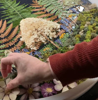 Frameless Preserved Botanical Wall Hanging