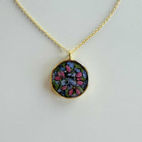Dark Floral Necklace