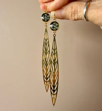 Queen Anne’s Lace & Gold Leaf (More Colors!)