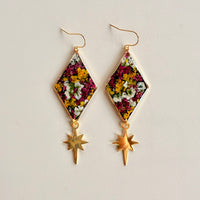 Midnight in the Garden Diamond Frames with Vermeil Star