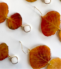 2-Tiered Aspen Leaves with Drops