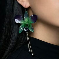 Peacock Orchids with AAAA Peacock Pearls