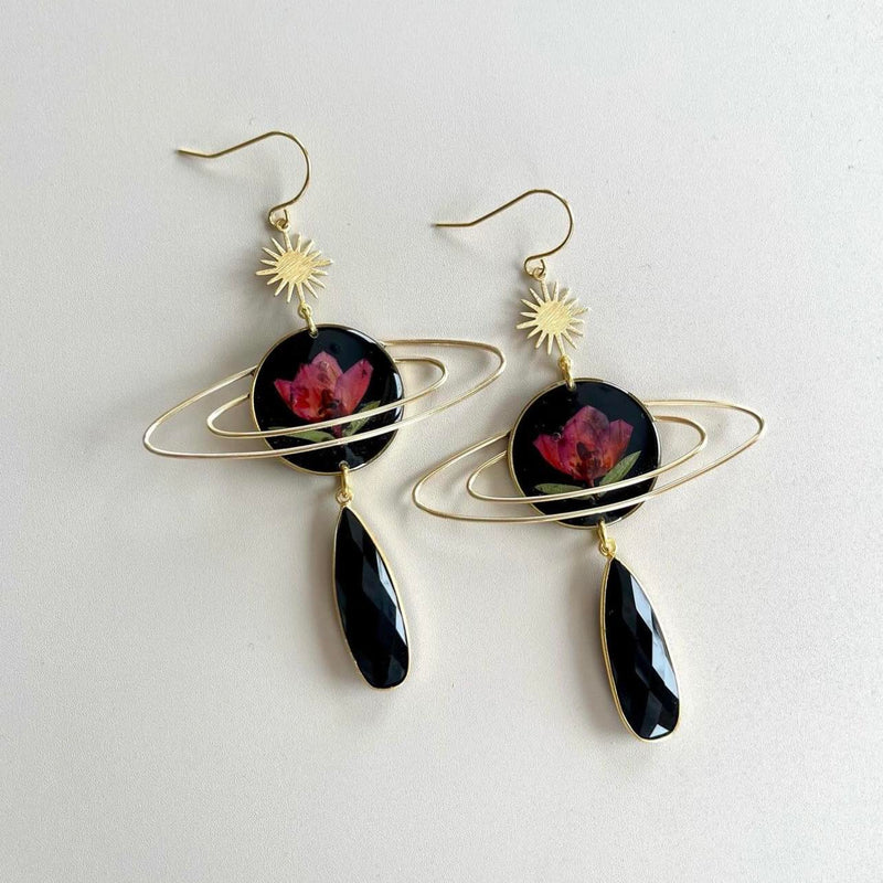 Begonia Black Saturn with Tourmaline