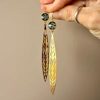 Queen Anne’s Lace & Gold Leaf (More Colors!)