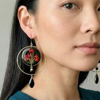 Boronia Black Halos with Black Tourmaline