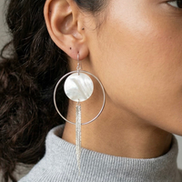 Mother of Pearl Halos in Silver