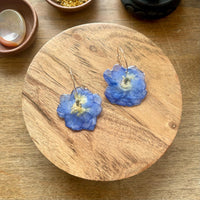 Frameless Blue Delphinium with Hoops