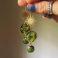 Moss with Emerald Quartz Crystal