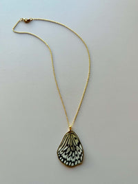 Real Paper Kite Butterfly Wing Necklace