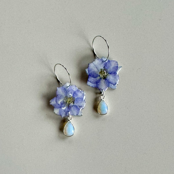 Larkspur with Opalite in Sterling Silver