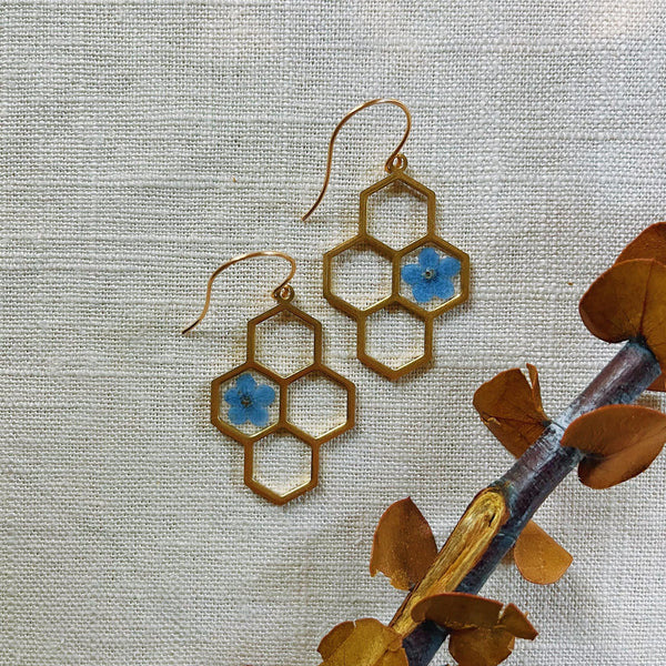 Forget-Me-Not Honeycombs