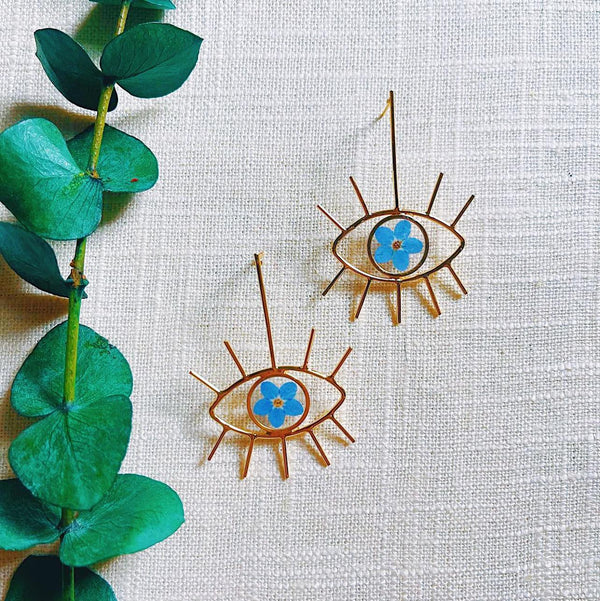 Forget-Me-Not Eye Studs