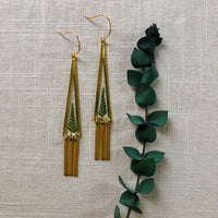 Sleek elongated triangle fern with bars